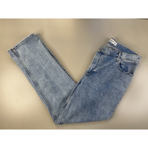 Abercrombie & Fitch Womens The 90s Straight Ultra High Rise 32 Long Medium Wash - Picture 4 of 16
